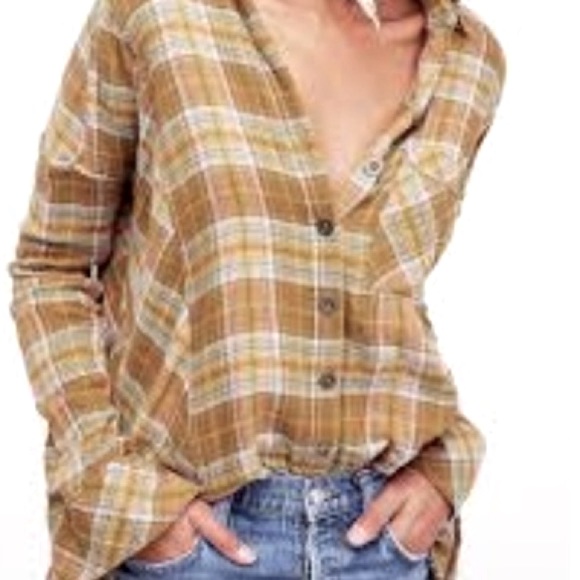 Free People Juniper Ridge Buttondown Top - Picture 2 of 15